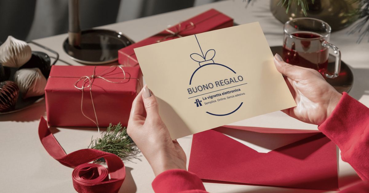 Buono regalo per la vignetta elettronica svizzera
