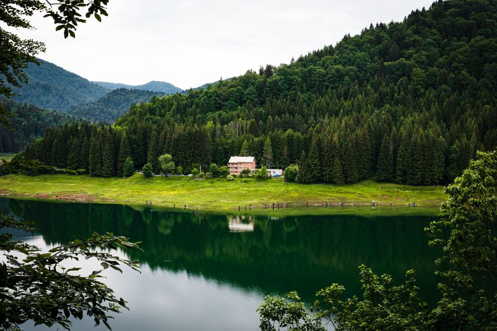 Lake in Romania