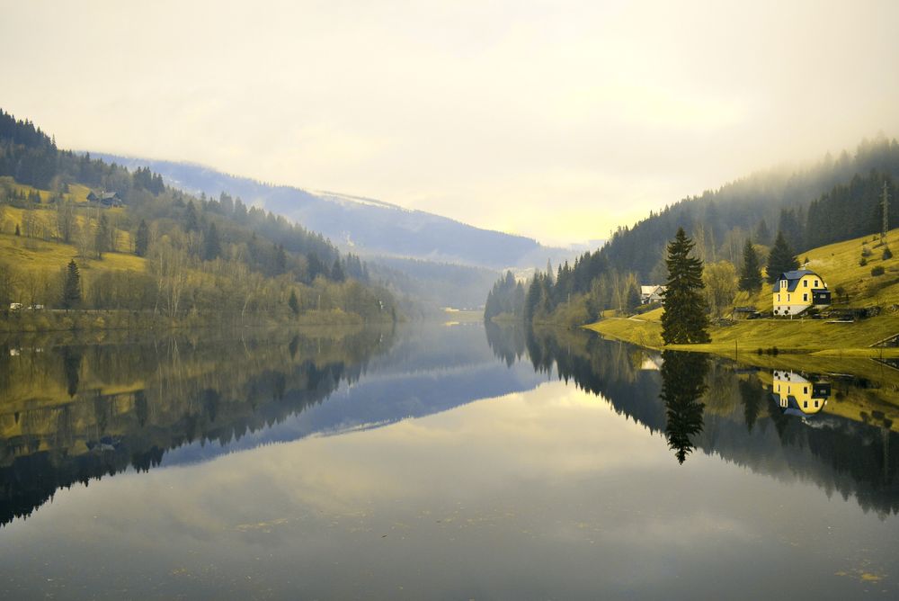 Lake in the Czech Republic