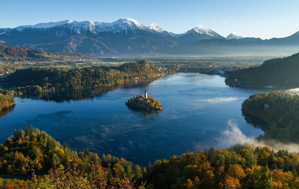 Jazero v Slovinsku