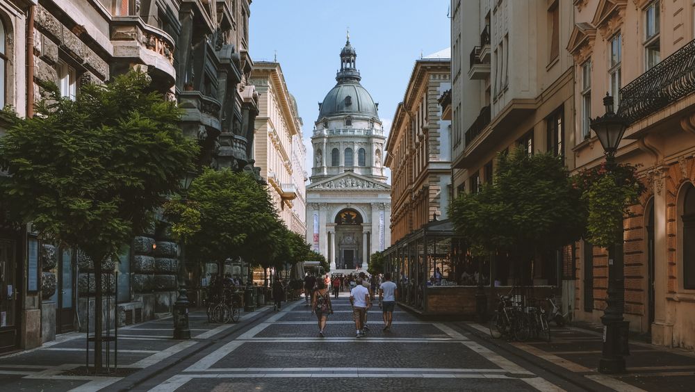 Budapeşte'deki Sokaklar