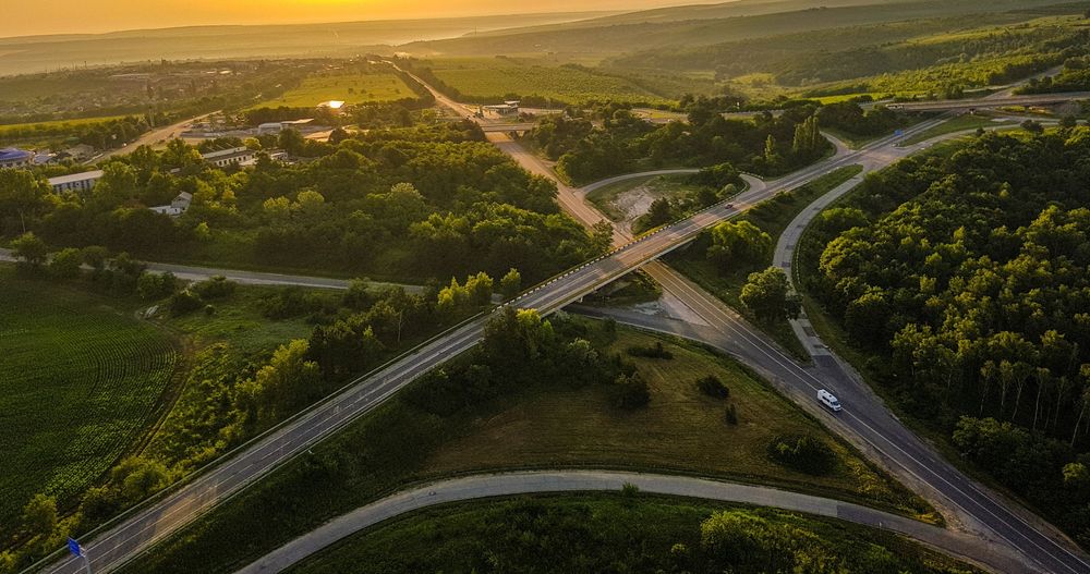 Road in Moldova