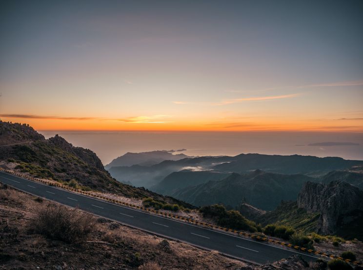 Straße in Portugal