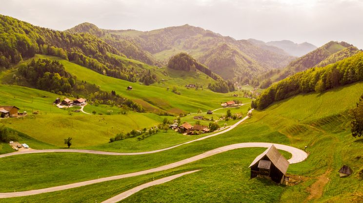 Road in Switzerland