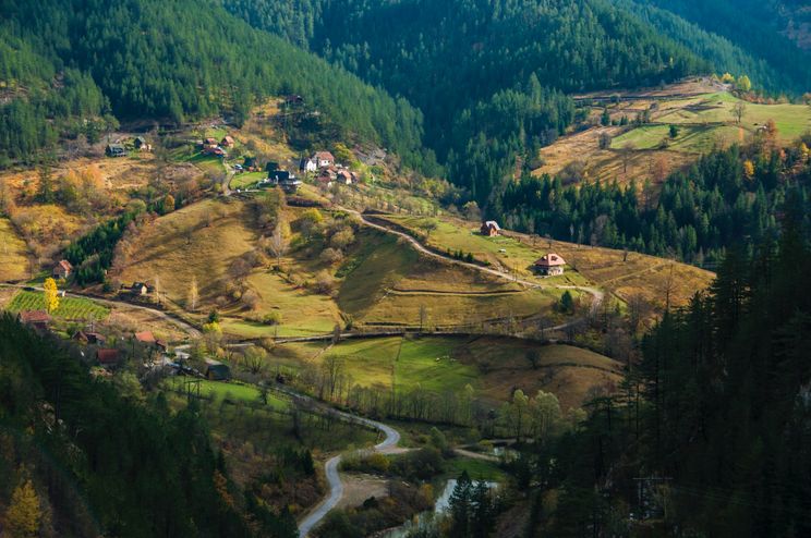 Road in Serbia