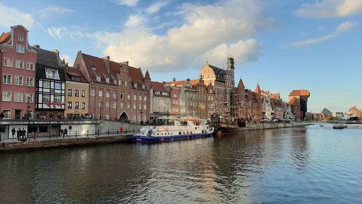 River in Gdańsk